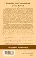 Un débat sur l'inconscient avant Freud, La réception de Eduard von Hartmann chez les psychologues et philosophes français (9782296056497-back-cover)