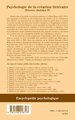 Psychologie de la création littéraire, Oeuvres choisies IV (9782296018723-back-cover)