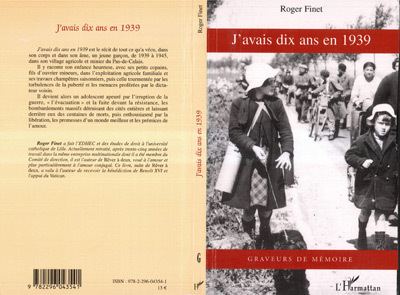 J'avais dix ans en 1939 (9782296043541-front-cover)