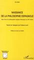 Naissance de la philosophie espagnole, Sem Tob et la philosophie hispano-hébraïque du XIV° siècle (9782296027008-front-cover)