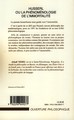 Husserl ou la phénoménologie de l'immortalité (9782296049277-back-cover)