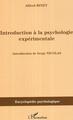 Introduction à la psychologie expérimentale (9782296008908-front-cover)