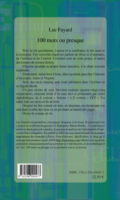 100 mots ou presque (9782296090477-back-cover)