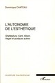 L'autonomie de l'esthétique (9782296042377-front-cover)