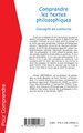 Comprendre les textes philosophiques, Concepts en contexte (9782296049666-back-cover)