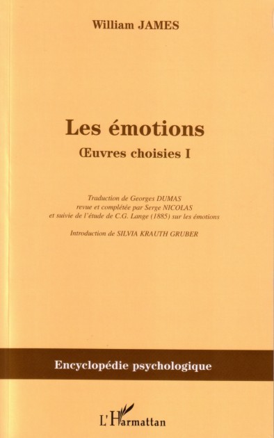 Les émotions, Oeuvres choisies I (9782296006645-front-cover)