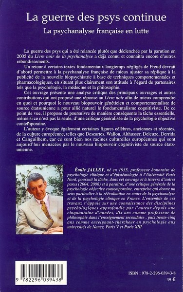 La guerre des psys continue, La psychanalyse française en lutte (9782296039438-back-cover)