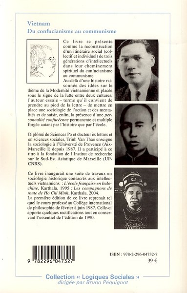 Vietnam, Du confucianisme au communisme (9782296047327-back-cover)