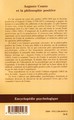 Auguste Comte et la philosophie positive (9782296041974-back-cover)