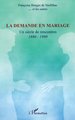 La demande en mariage, Un siècle de rencontres 1880-1980 (9782296048829-front-cover)