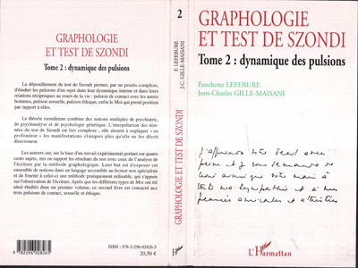 Graphologie et test de Szondi, Tome 2 : dynamique des pulsions (9782296028265-front-cover)