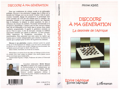 Discours à ma génération, La destinée de l'Afrique (9782296017771-front-cover)