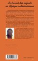Le travail des enfants en Afrique subsaharienne, Le cas du Bénin, du Gabon et du Togo (9782296001367-back-cover)