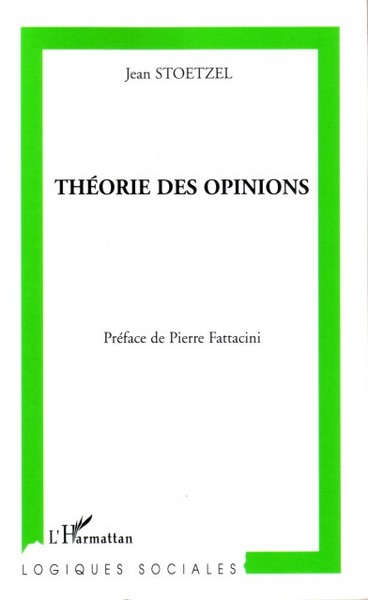 Théorie des opinions (9782296007420-front-cover)