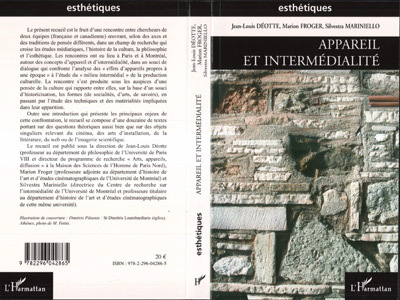 Appareil et intermédialité (9782296042865-front-cover)