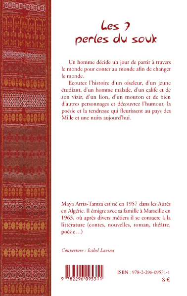 Les 7 perles du souk (9782296095311-back-cover)