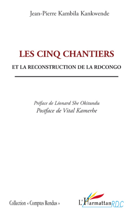 Les cinq chantiers et la reconstruction de la RDCongo (9782296070431-front-cover)