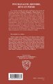Psychanalyse, histoire, rêve et poésie, Travaux de l'Association européenne Nicolas Abraham et Maria Torok (9782296005365-back-cover)