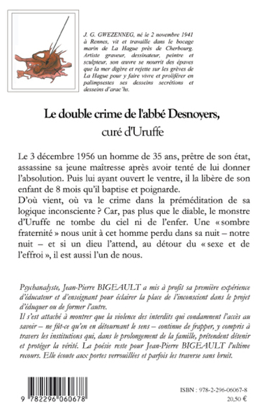 Le double crime de l'abbé Desnoyers, curé d'Uruffe (9782296060678-back-cover)
