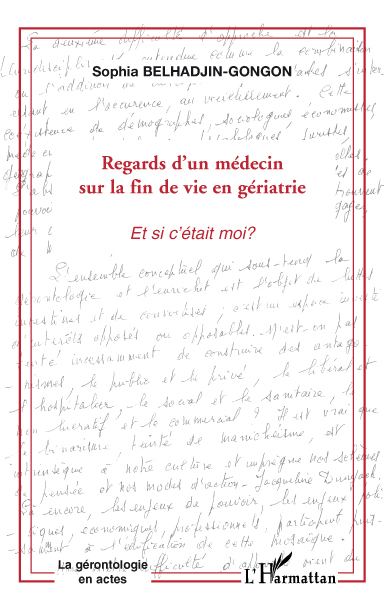 Regards d'un médecin du la fin de vie en gériatrie (9782296093072-front-cover)