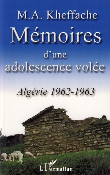 Mémoires d'une adolescence volée, Algérie 1962-1963 (9782296030282-front-cover)