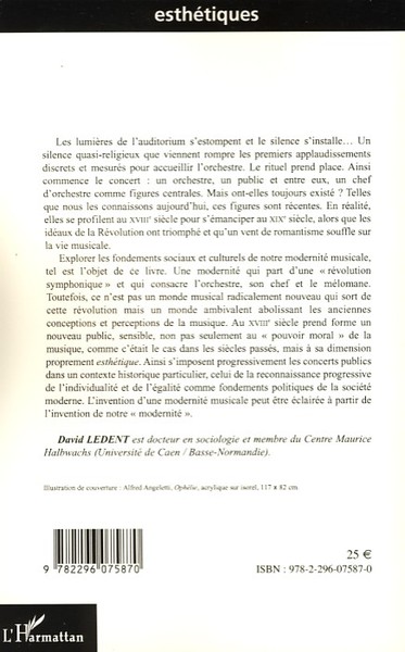 La révolution symphonique, L'invention d'une modernité musicale (9782296075870-back-cover)