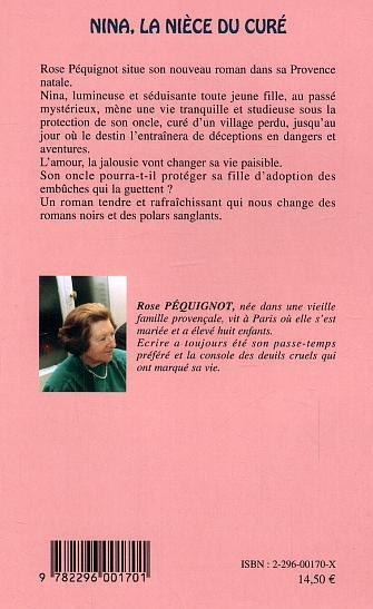 Nina, la nièce du curé (9782296001701-back-cover)