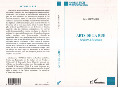 Arts de la rue, La faute à Rousseau (9782296038585-front-cover)