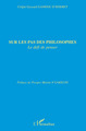 Sur les pas des philosophes, Le défi de penser (9782296099616-front-cover)