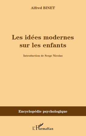 Les idées modernes sur les enfants (9782296097209-front-cover)