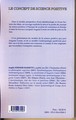 Le concept de science positive, Ses tenants et ses aboutissants dans les structures anthropologiques du positivisme (9782296035003-back-cover)