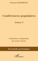 Conférences populaires, Volume 2 (9782296068926-front-cover)