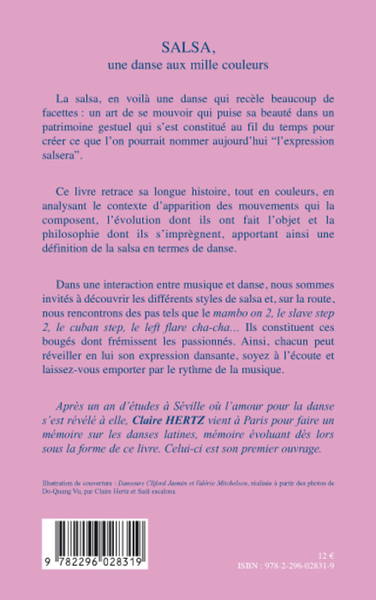 Salsa, une danse aux mille couleurs (9782296028319-back-cover)