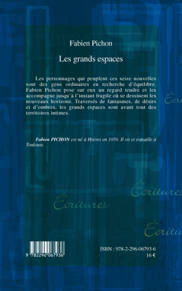 Les grands espaces (9782296067936-back-cover)