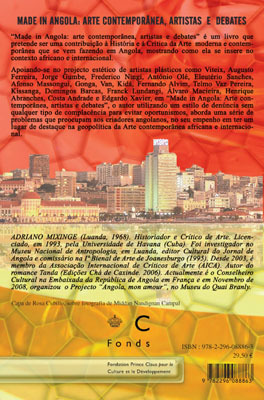 Made in Angola, Arte contemporânea,artistas e debates - LIVRE EN PORTUGAIS (9782296088863-back-cover)