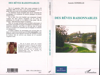 Des rêves raisonnables (9782296026414-front-cover)