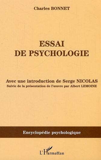 Essai de psychologie (9782296004054-front-cover)
