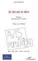 Je devais le dire, Poèmes (9782296036116-front-cover)