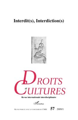 Droit et Cultures, Interdit(s), Interdictions(s) (9782296089501-front-cover)