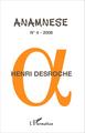 ANAMNESE, Henri Desroche (9782296074088-front-cover)