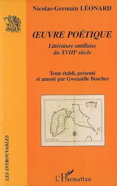 Oeuvre poétique, Littérature antillaise du XVIIIe siècle (9782296033689-front-cover)