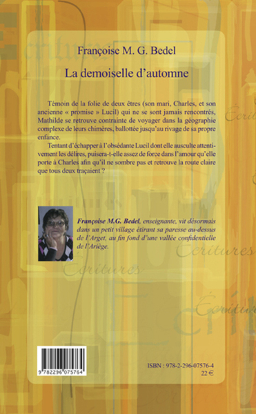 La demoiselle d'automne (9782296075764-back-cover)