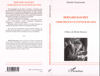 Bernard Baschet, Chercheur et sculpteur de sons (9782296041714-front-cover)