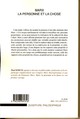 Marx : la personne et la chose (9782296032316-back-cover)