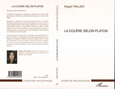 La colère selon Platon (9782296040564-front-cover)