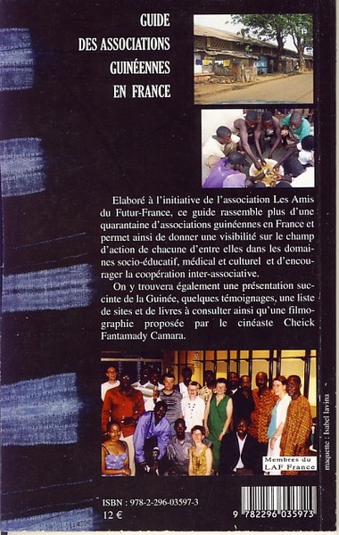 Guide des associations guinéennes en France (9782296035973-back-cover)