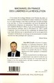 Machiavel en France, Des Lumières à la Révolution (9782296031937-back-cover)