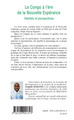 Le Congo à l'ère de la nouvelle Espérance, Réalités et perspectives (9782296091313-back-cover)