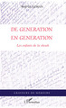 De Génération en génération, Les enfants de la Shoah (9782296078079-front-cover)