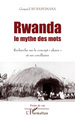 Le Rwanda tel qu'ils l'ont vu, Un siècle de regards européens (1862-1962) (9782296041653-front-cover)
